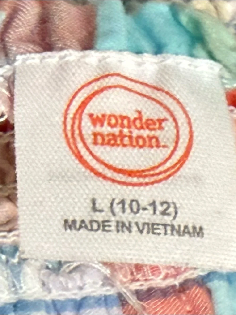 wonder nation Red Multi-Color Plaid Puff Sleeve Button-Front Dress